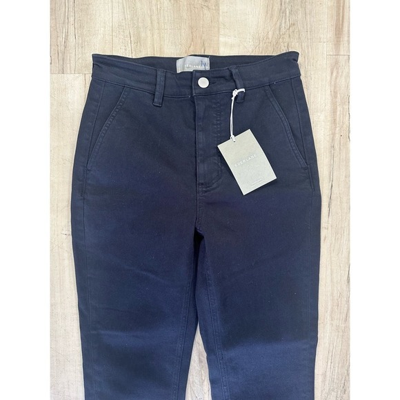 NWT Everlane cropped slim navy pant - Picture 6 of 10